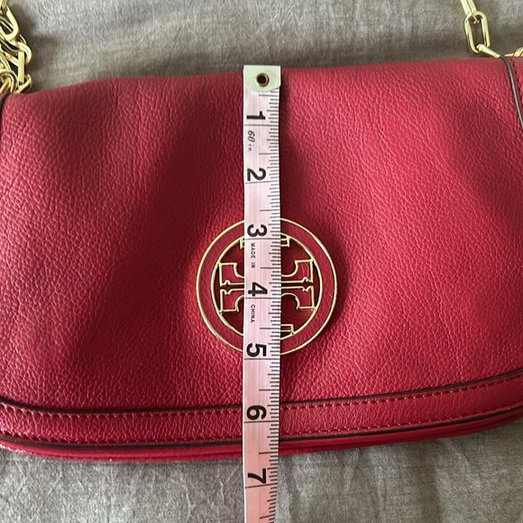 Tory Burch red and gold crossbody - Picture 8 of 9